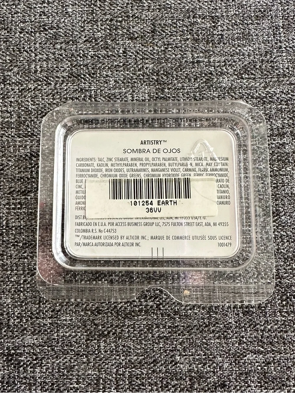 NEW Amway Artistry Eye Colour Refill Eyeshadow 1g 0.04oz Earth 36VV NOS VTG 90s